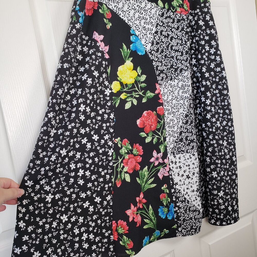 Calvin Klein Patchwork Boho Multi Pattern Floral … - image 3